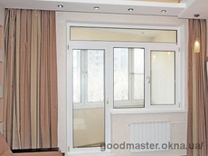 Балконный блок - выход на балкон в профиле который сохранит тепло вашей квартире.